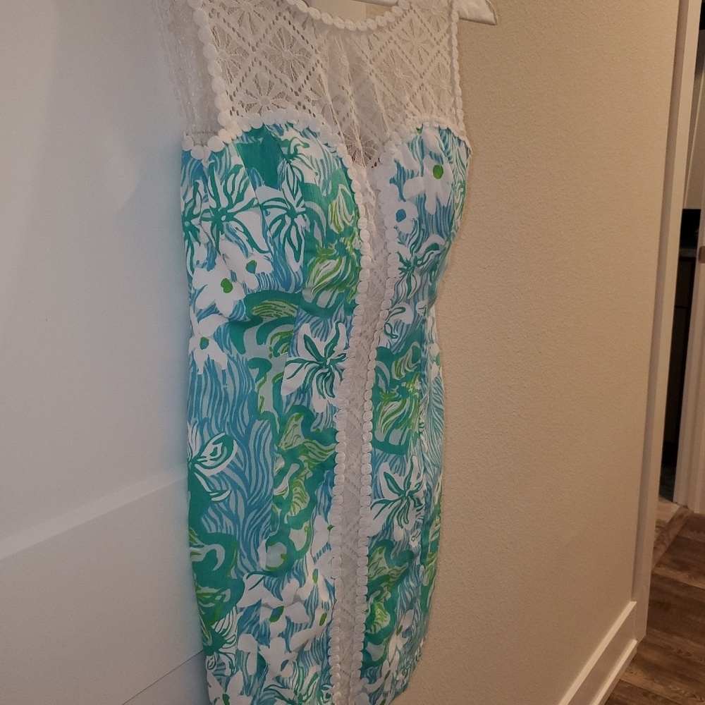 Sold NWOT Lilly Pulitzer Sofia Lace Shift Dress